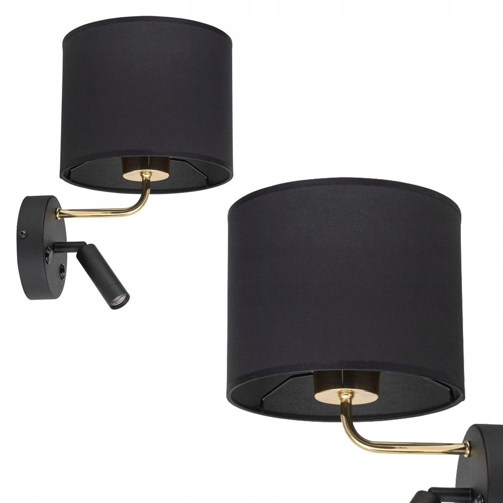 Nástěnná lampa na čtení Richi Black/gold 4234 Tk Lighting