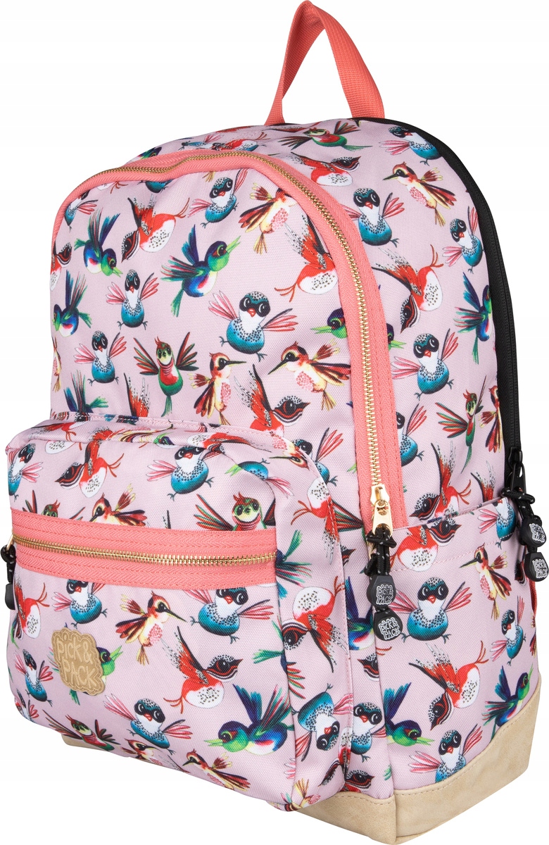 Batoh Pick & Pack Birds L Soft pink