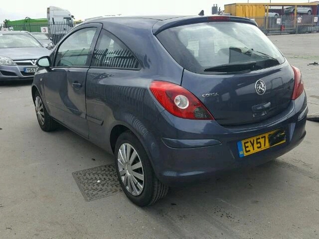 OPEL CORSA D boot door KOD LAKIERU Z168 unprotected 3D