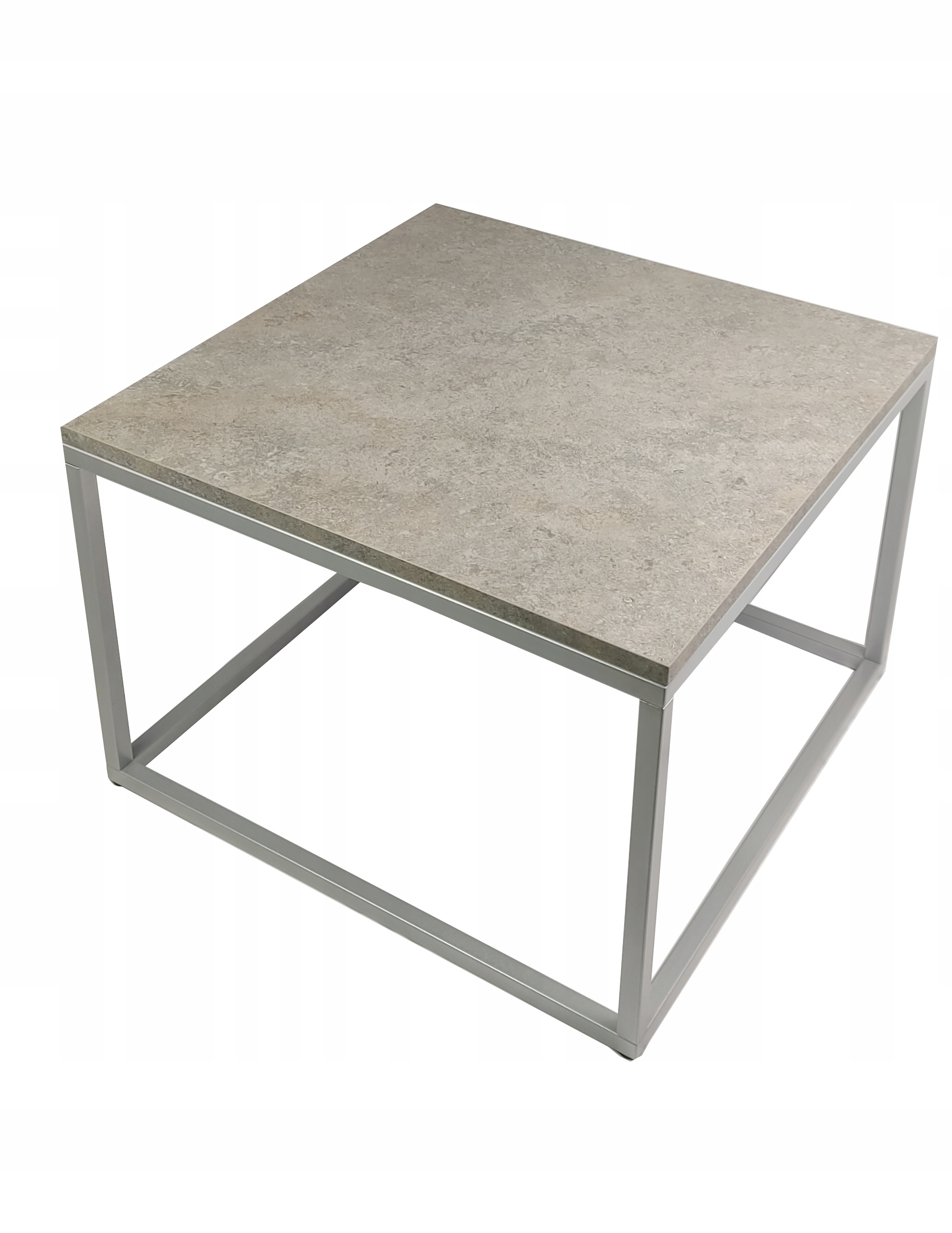 Kávový stolek loft kovový 60x60