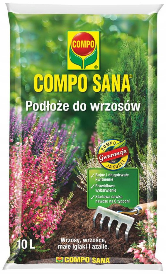

Compo Ziemia podłoże do wrzosów iglaków Sana 10 L