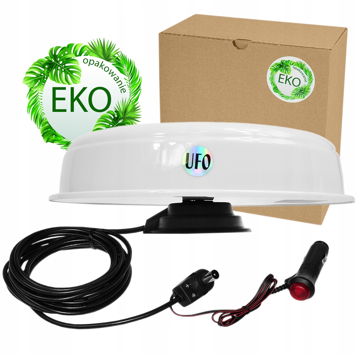 ANTENA DVB T2 FULL HD UFO TIR CAMPING magnes 45db