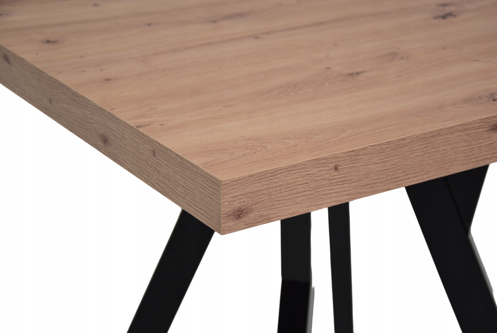 LOFTOWY ELEGANCKI STÓŁ ROZKŁADANY 100/100/200 Kształt blatu kwadratowy