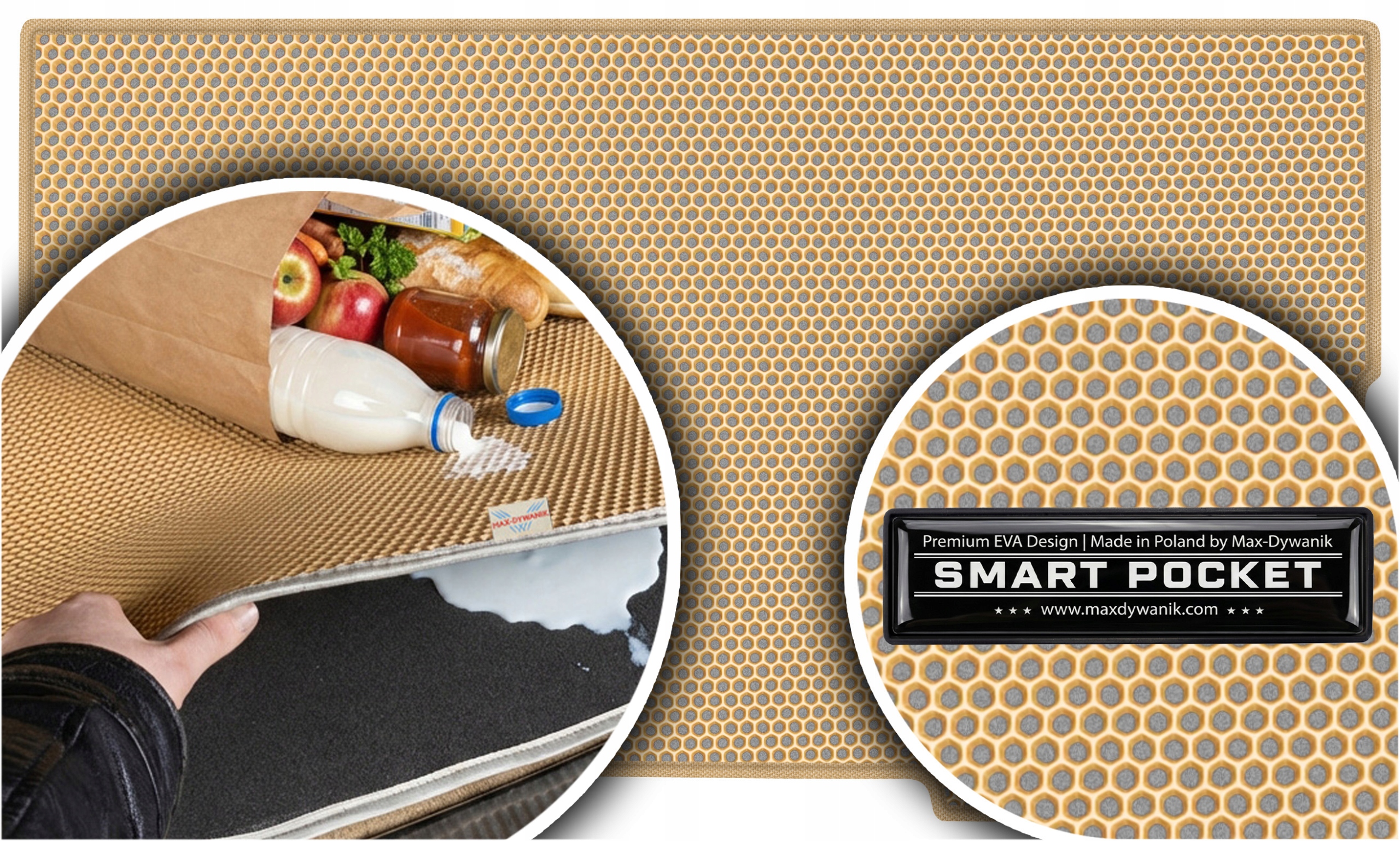 Opel Vivaro B Van Short 2014-2019 Vložka do batožinového priestoru Eva Smart Pocket Béžová