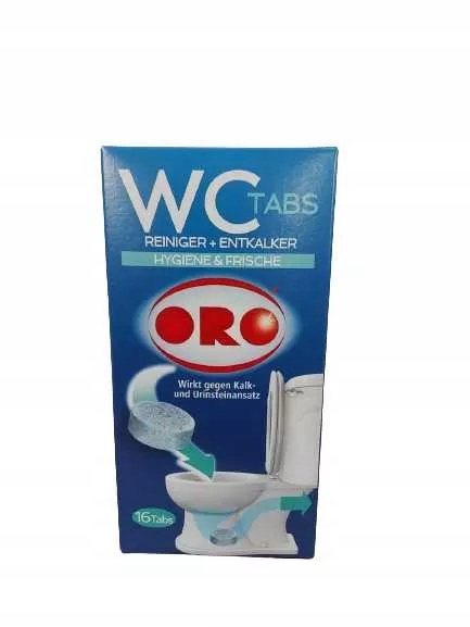 Levně 3 x tablety na čištění Wc Oro 16 x 25 g