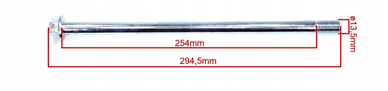 OŚ OŚKA WAHACZA TYLNEGO TYŁ Quad Boxer CVT 150/200