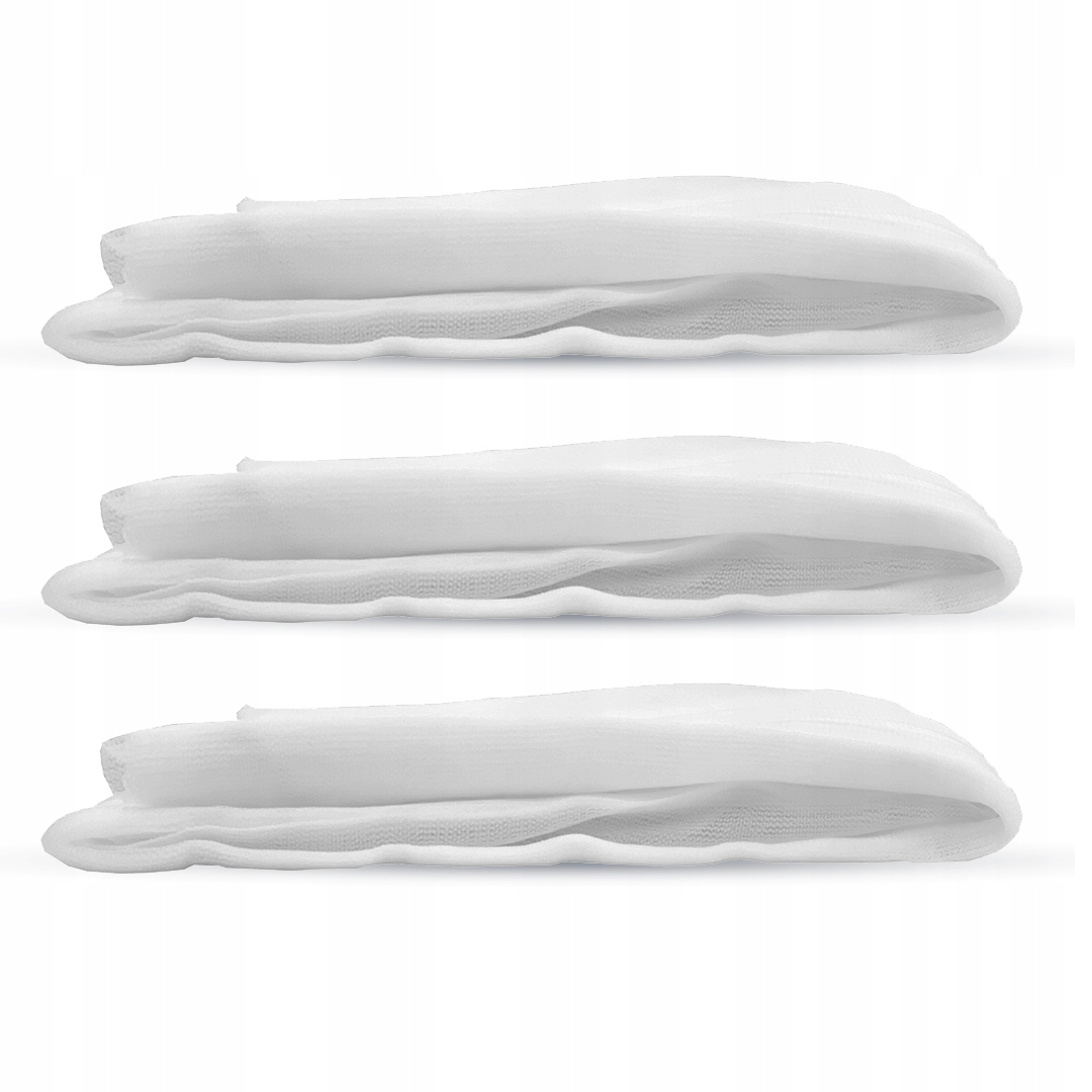 Siatka ochronna rusztowaniowa do rusztowań 3,07x10m biała Zestaw 3x