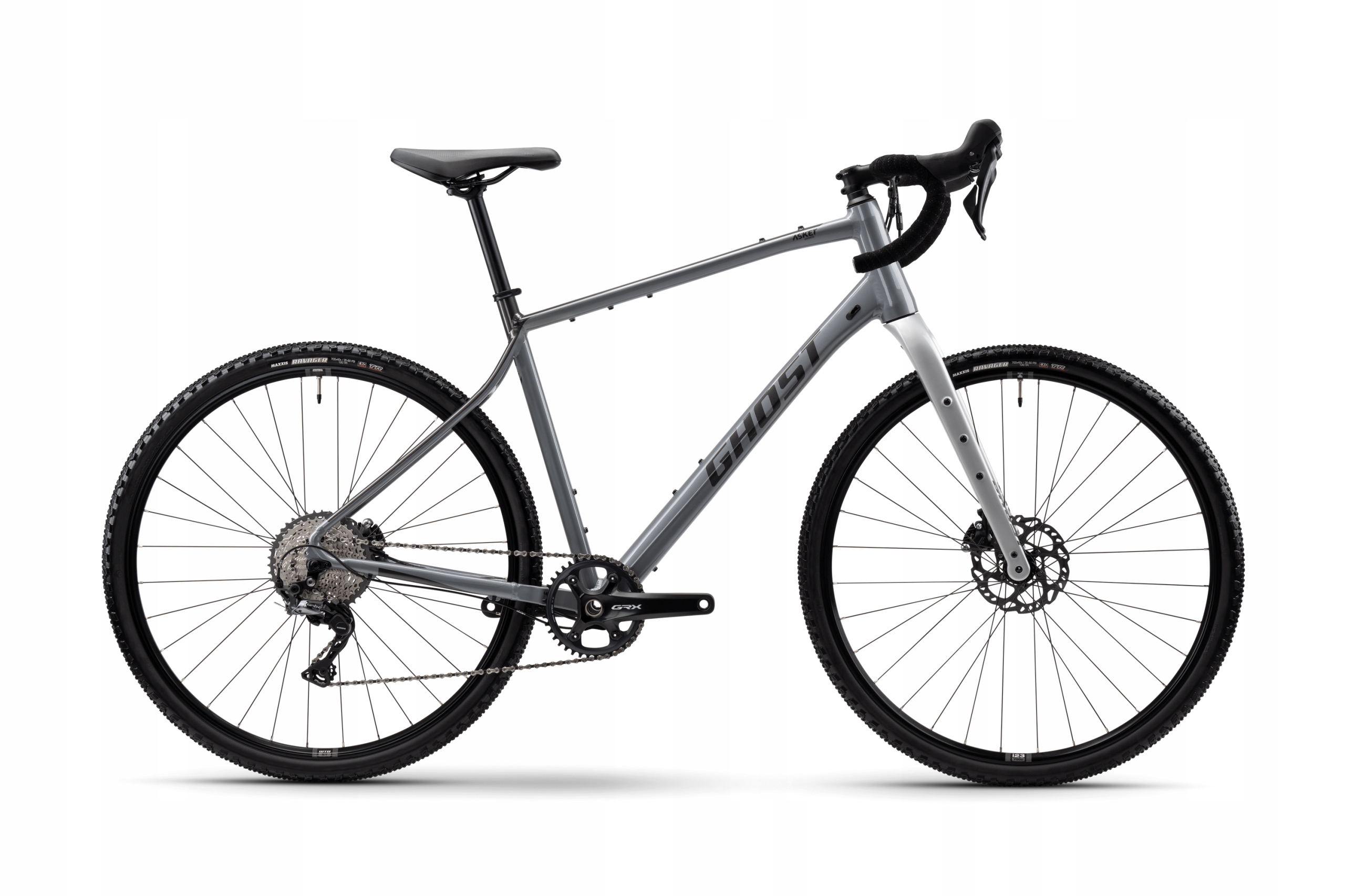 Rower Gravel Ghost Asket Advanced Al Grey R. L GRX-RX812 2025