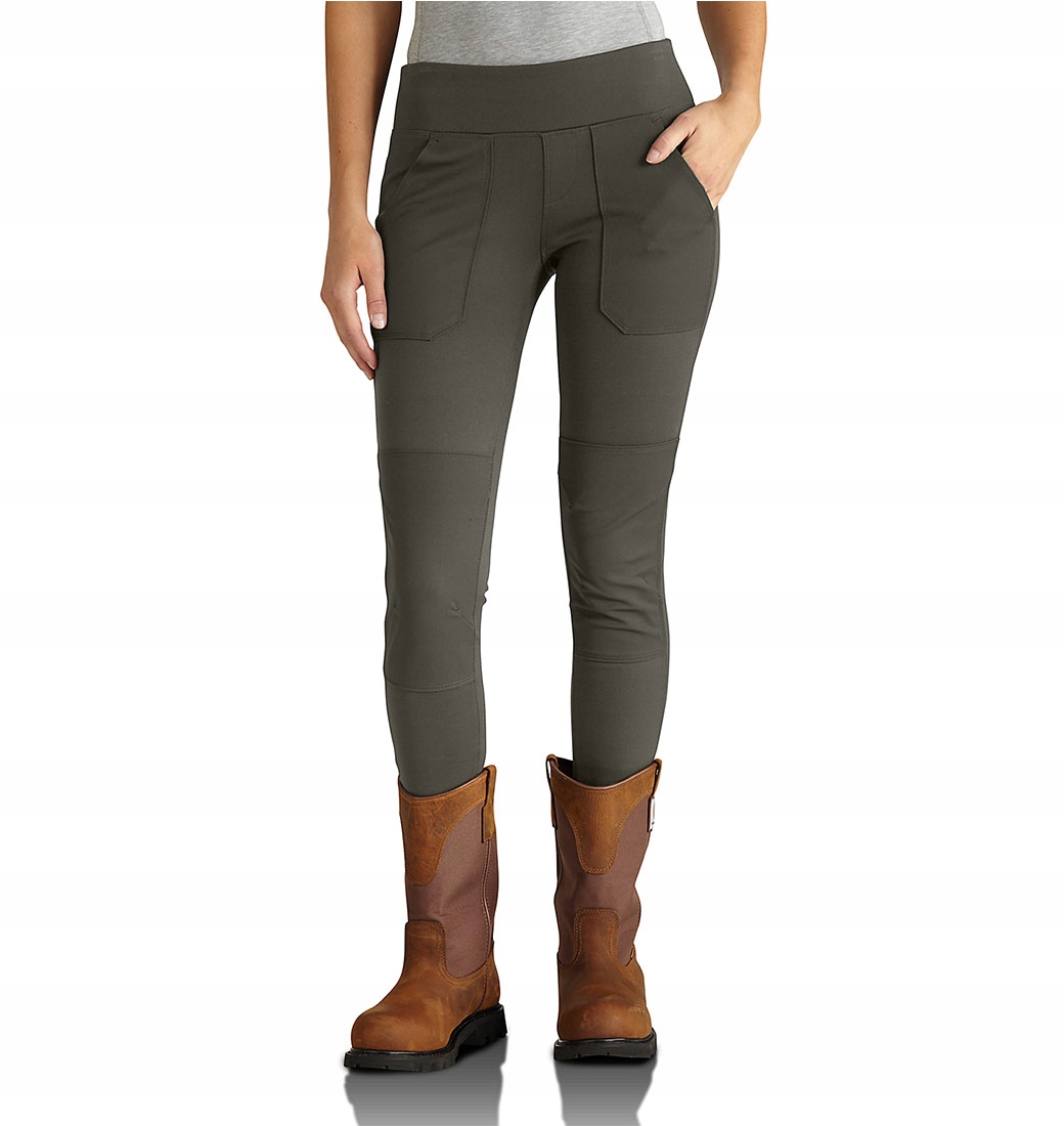 Carhartt Legíny Force Midweight L Gray Elastické a odolné kalhoty