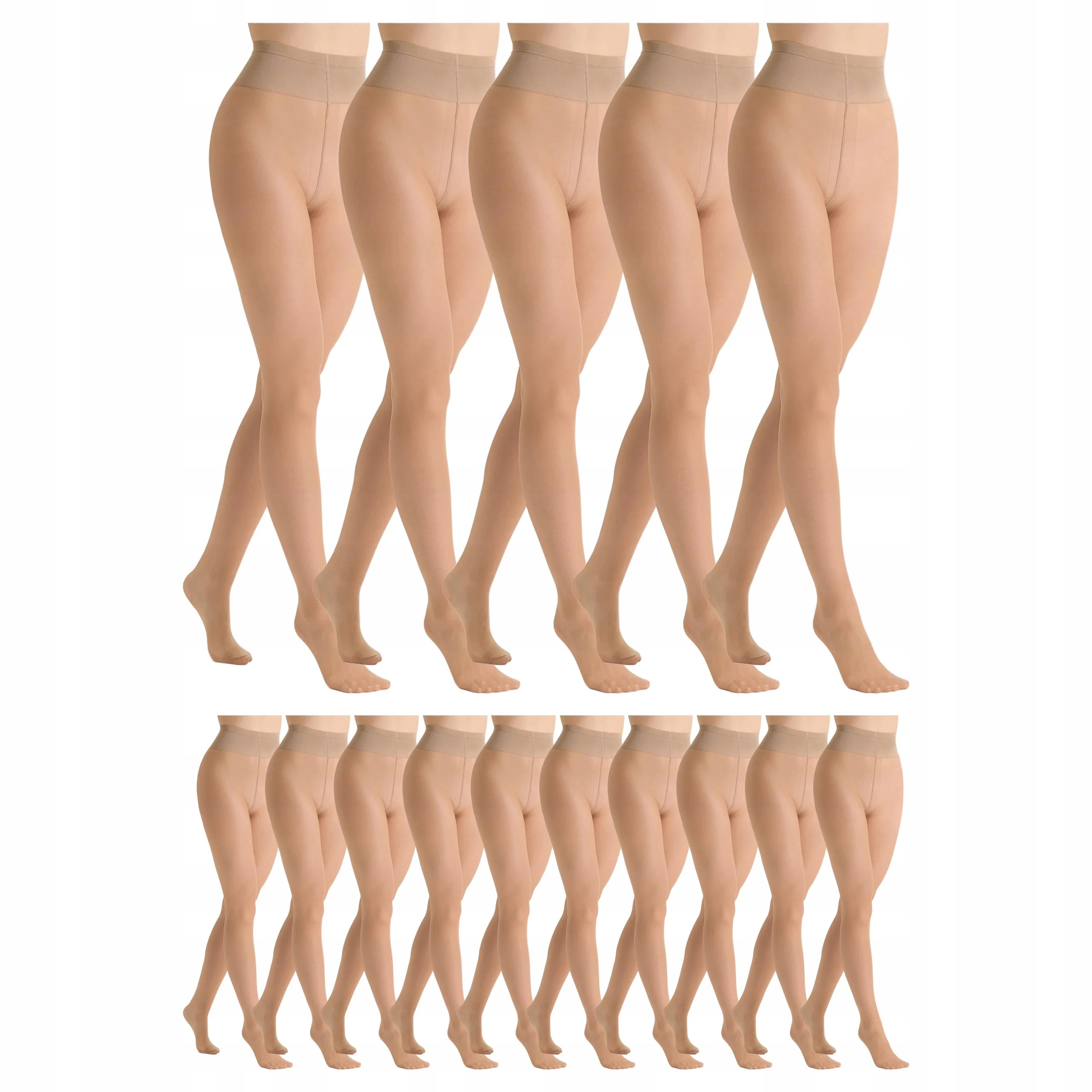15 x Punčocháče hladké Exclusive Silk 15 den Marilyn Visone 3/4