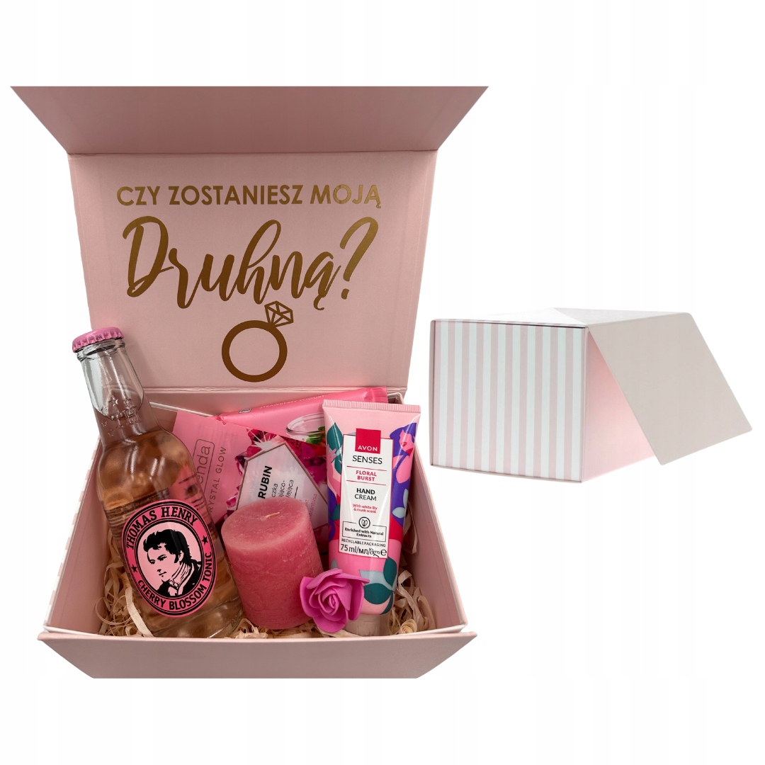 Krabička Box Žádám vás, abyste byla družičkou Svatba Dárek Stanete se mou družičkou?