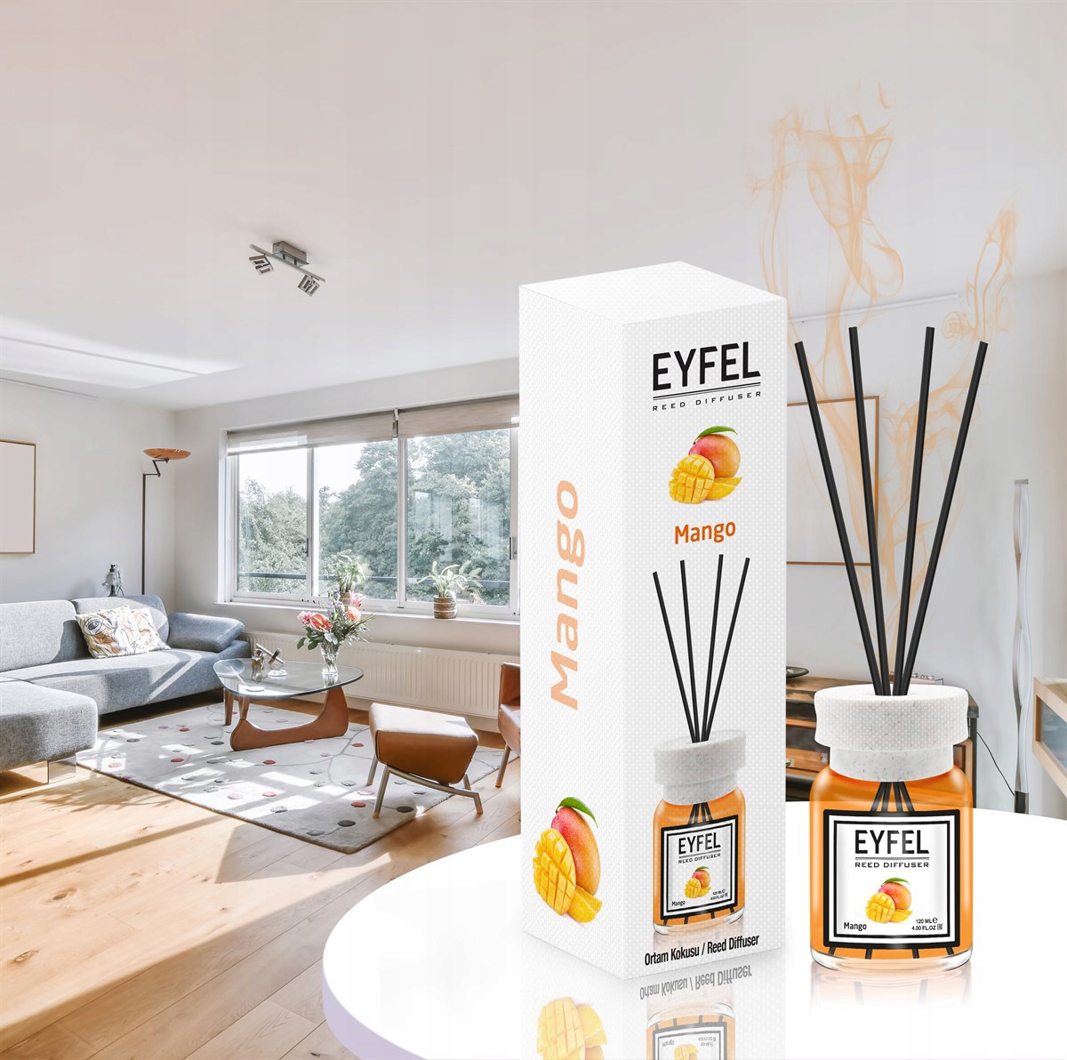 MANGO EYFEL - ZAPACHY DO DOMU PATYCZKI 120ml EAN (GTIN) 8681301035162