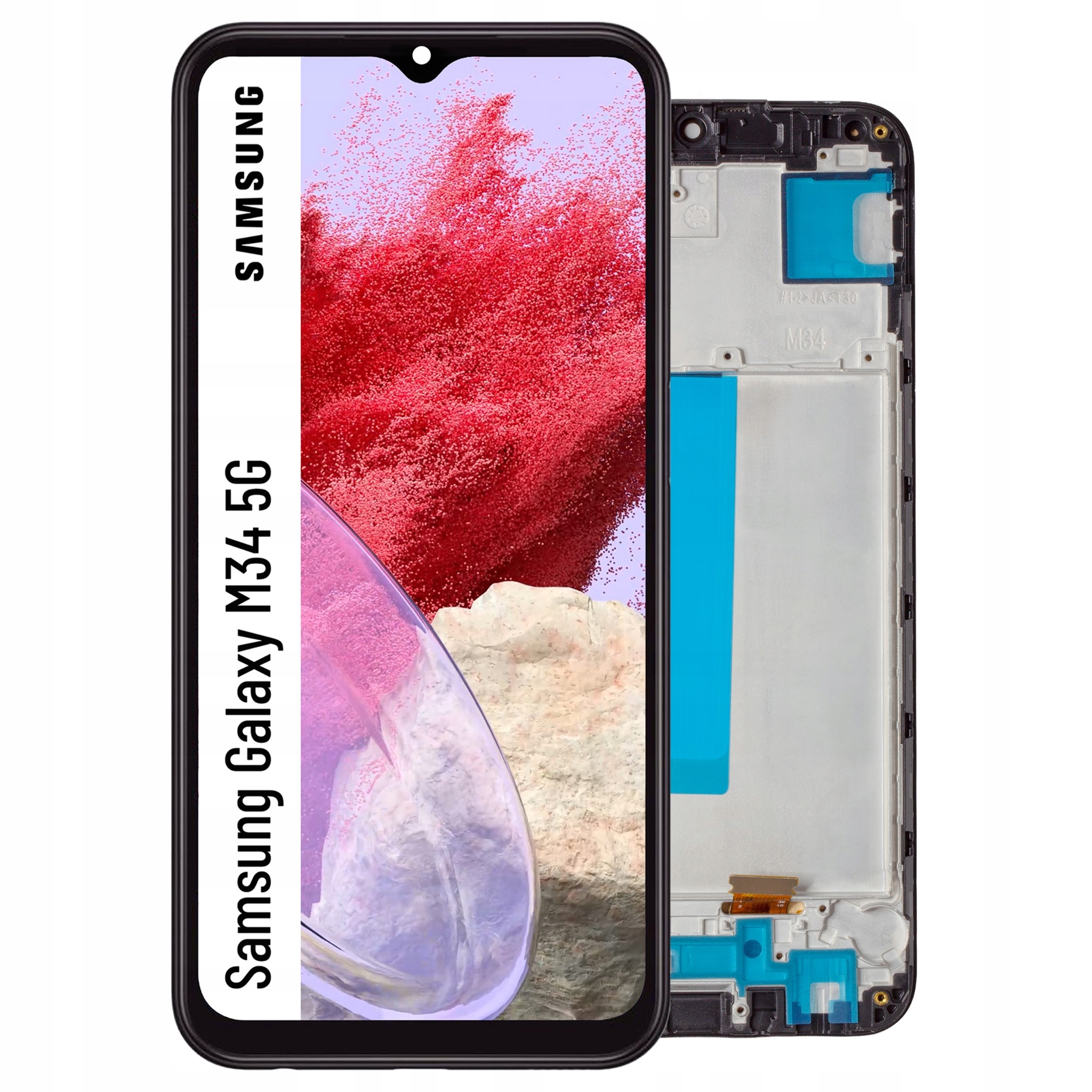 Incell pro Samsung M34 5G Displej s Rámeček LCD Matrix