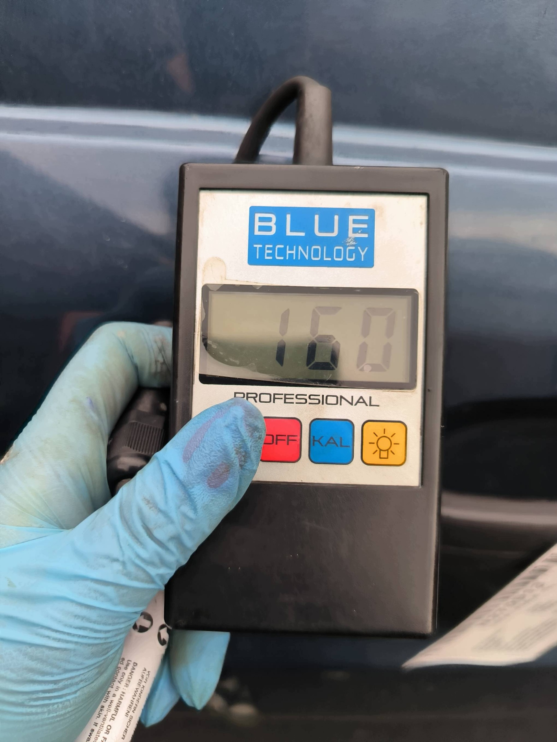 vrata desna stražnji dio BLUE METALLIC TRANSIT CONNECT II