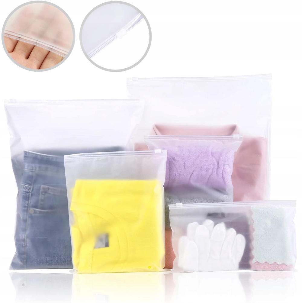 Woreczki Strunowe z Suwakiem Matowe 200x300 20x30 0,06 100szt