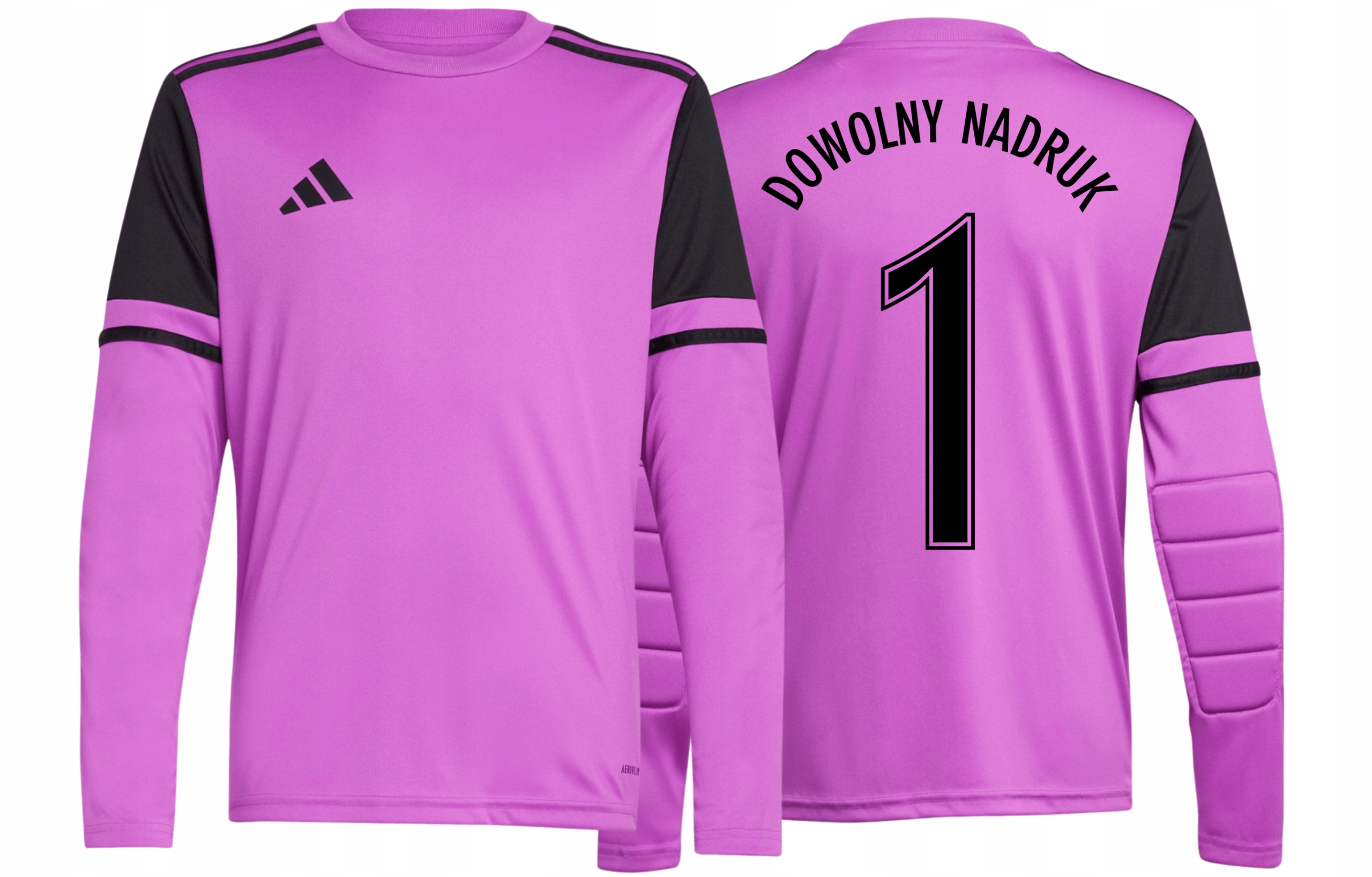 Bluza Bramkarska Dla Dzieci Adidas Squadra 25 Dowolny Nadruk r 140cm