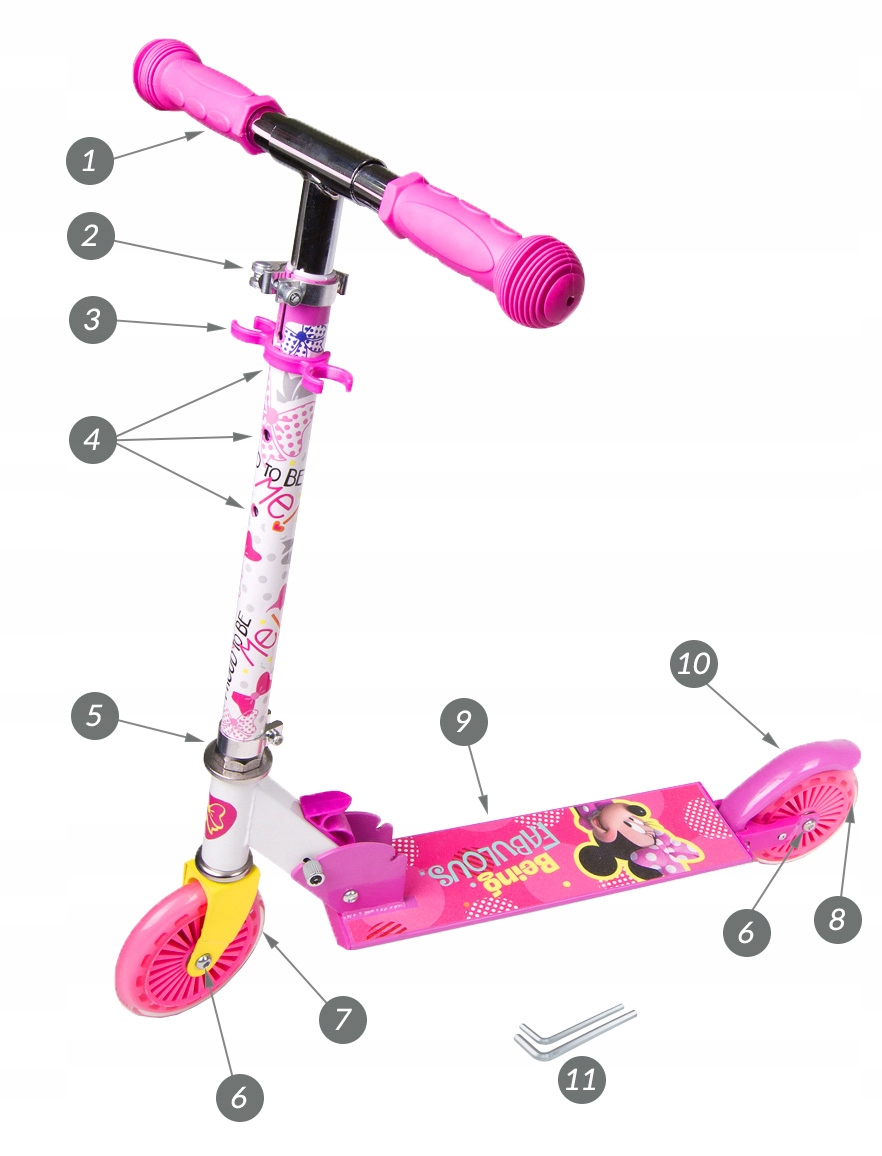 HULAJNOGA MOCNA METALOWA SKŁADANA KAUCZUK MINI Marka Seven