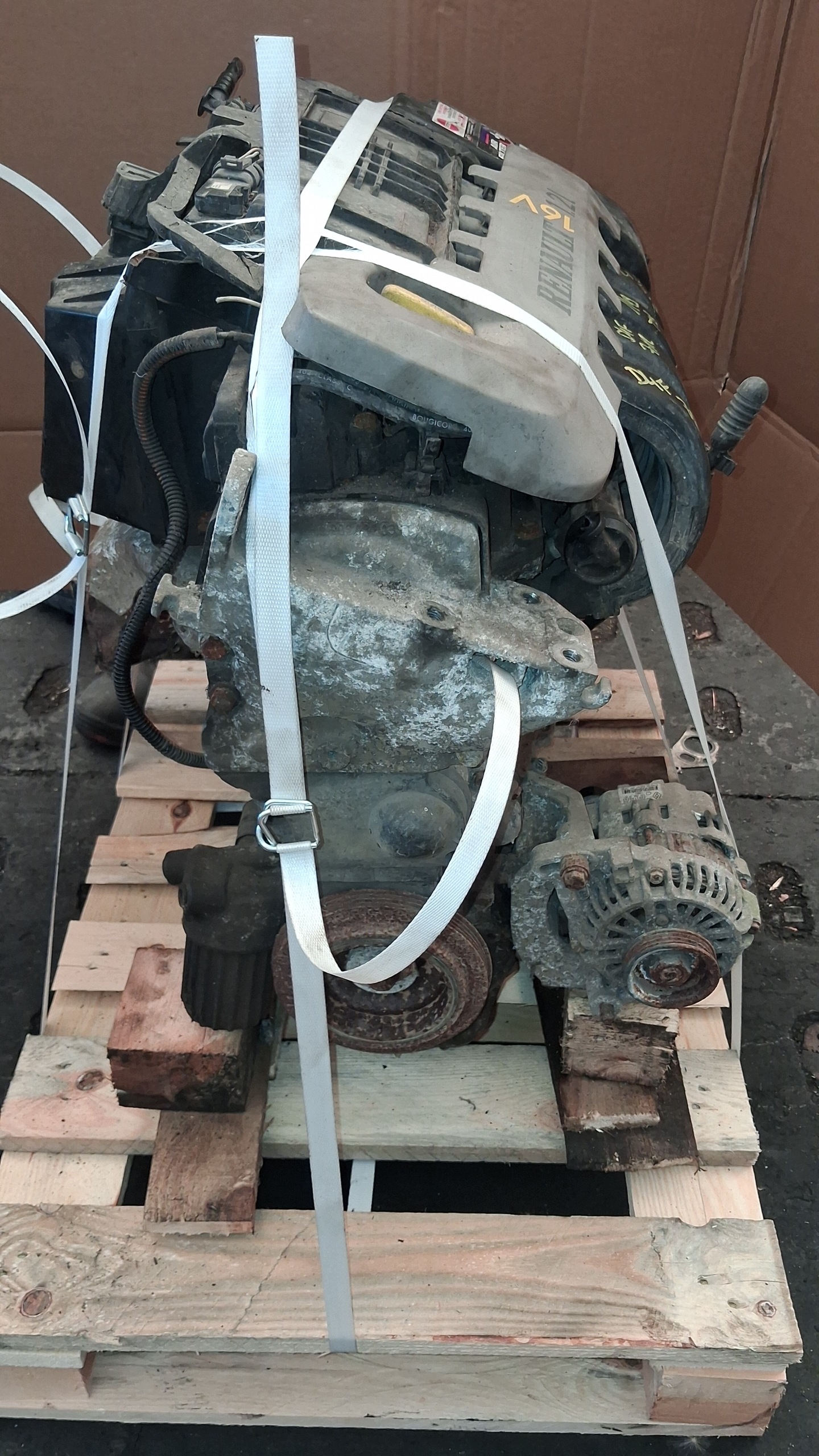 engine 1.2 16V D7F702 complete RENAULT KANGOO CLIO II THALIA DO MONTAZU