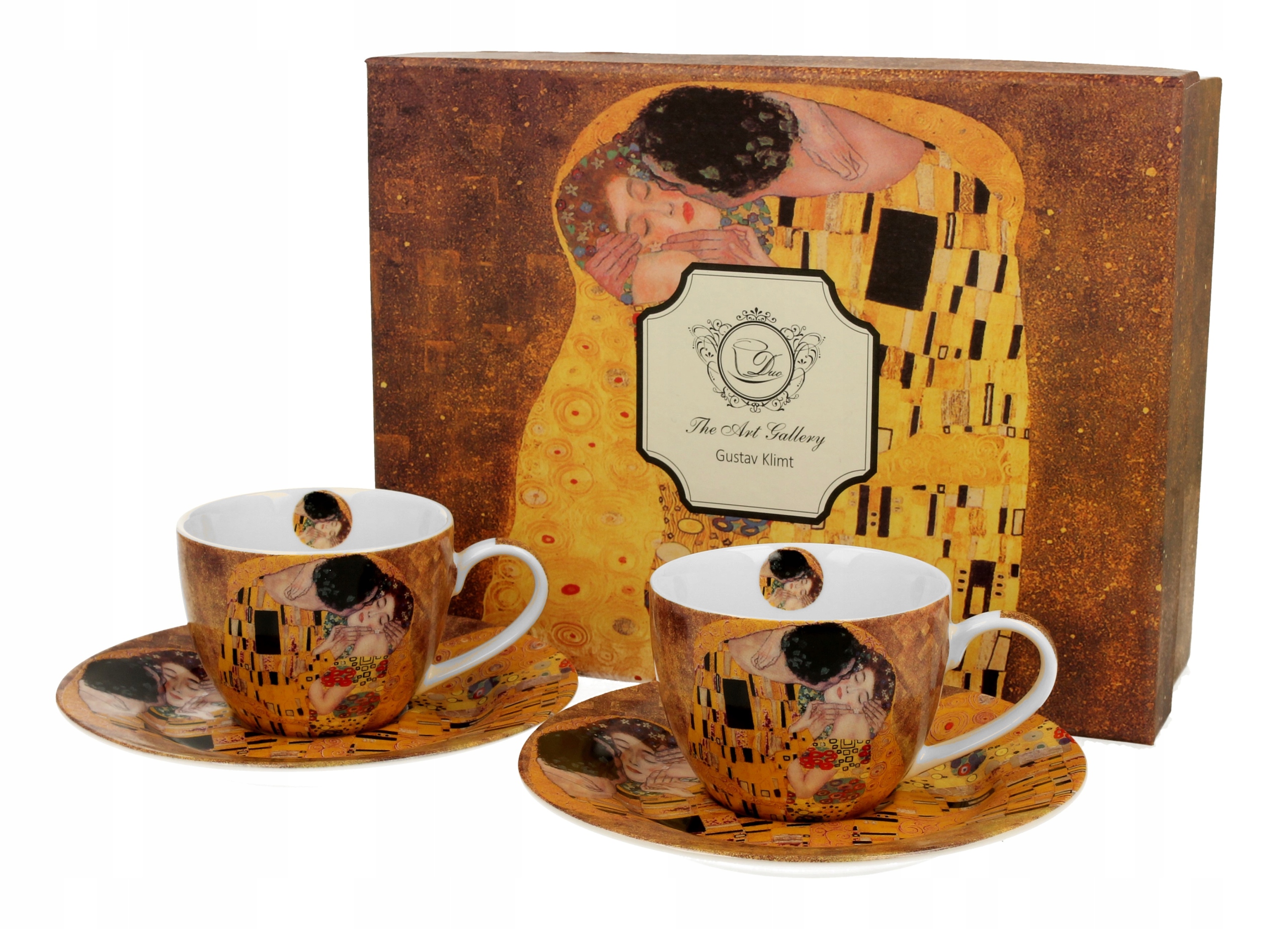 

2 Filiżanki espresso 110 ml The Kiss Gustav Klimt