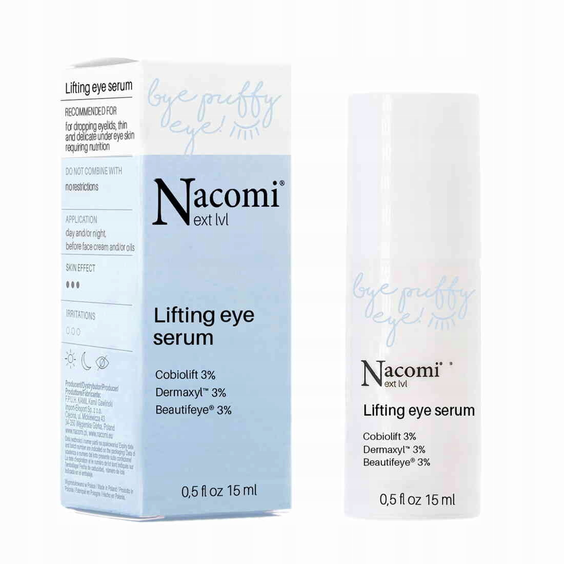 Nacomi Next Lvl Liftingujące Serum pod Oczy 15ml