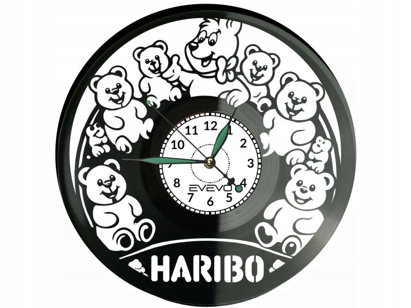 Haribo Medvídci Želé Nápad na Dárek Nástěnná Dekorace z vinylové desky