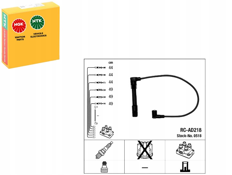 Sada Zapalovacích Kabelů Audi A4 A6 A8 Skoda S Asistent Kolize #34
