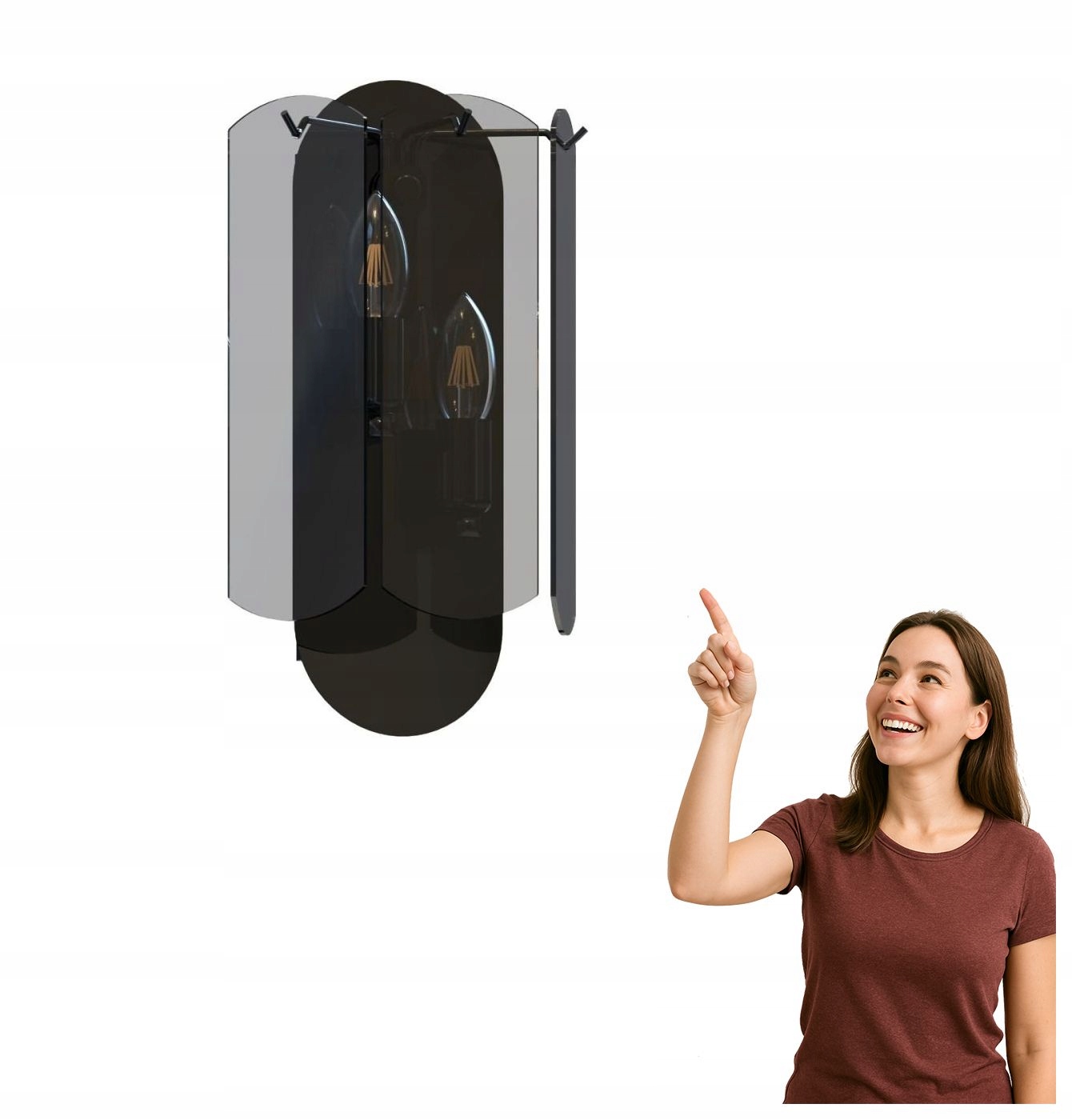 Nástenná lampa Nira MB3523-2-EBCN Zuma Line