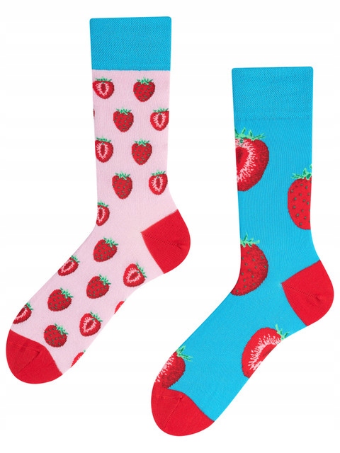 

Kolorowe Todo Socks Słodkie Truskawki róż 35-38