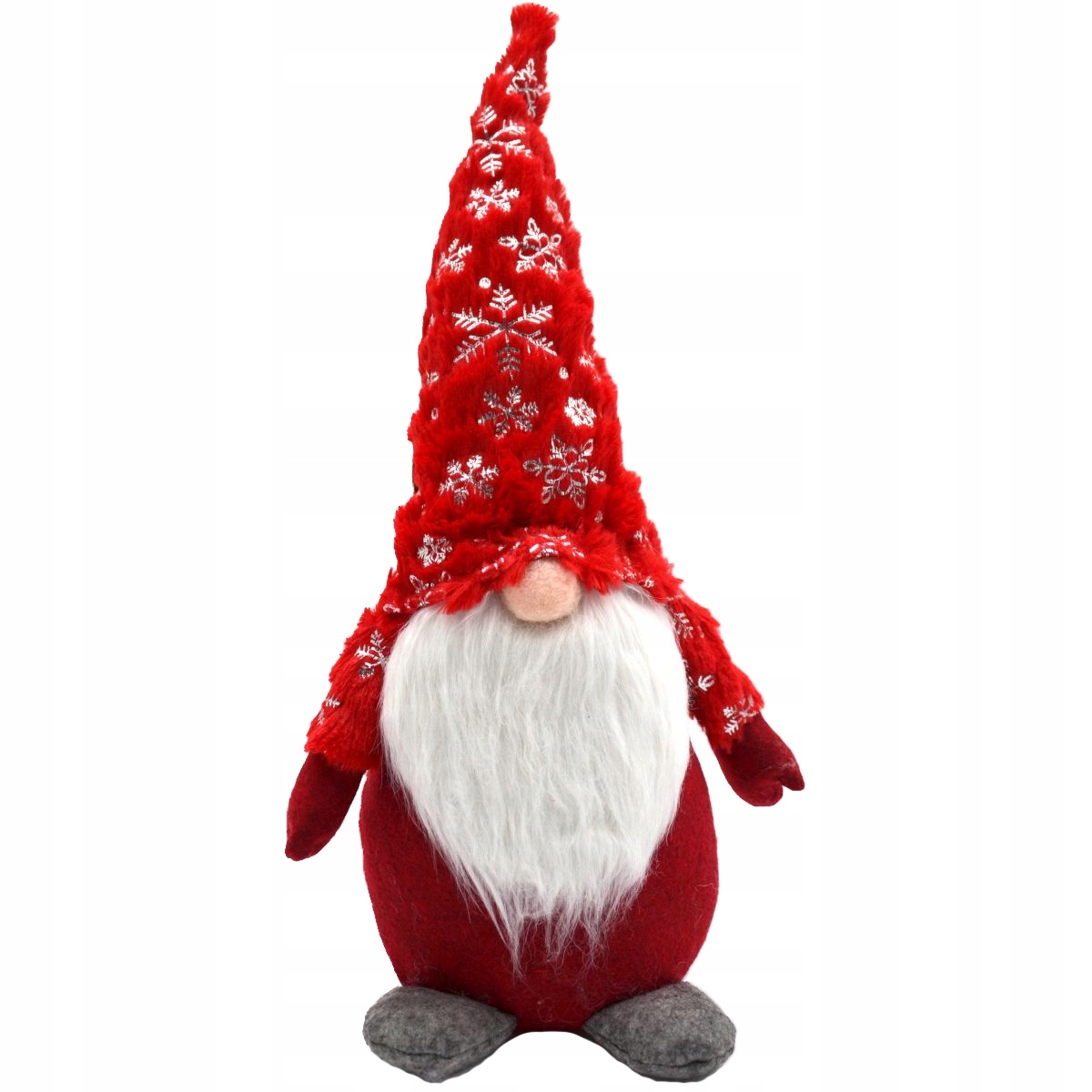 

Skrzat krasnal Świąteczny dekoracja 45 cm czerwony