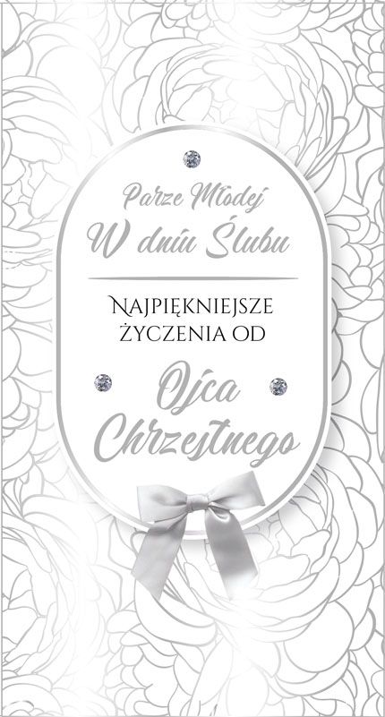 

Od Ojca Chrzestnego na ślub Kartka PM265