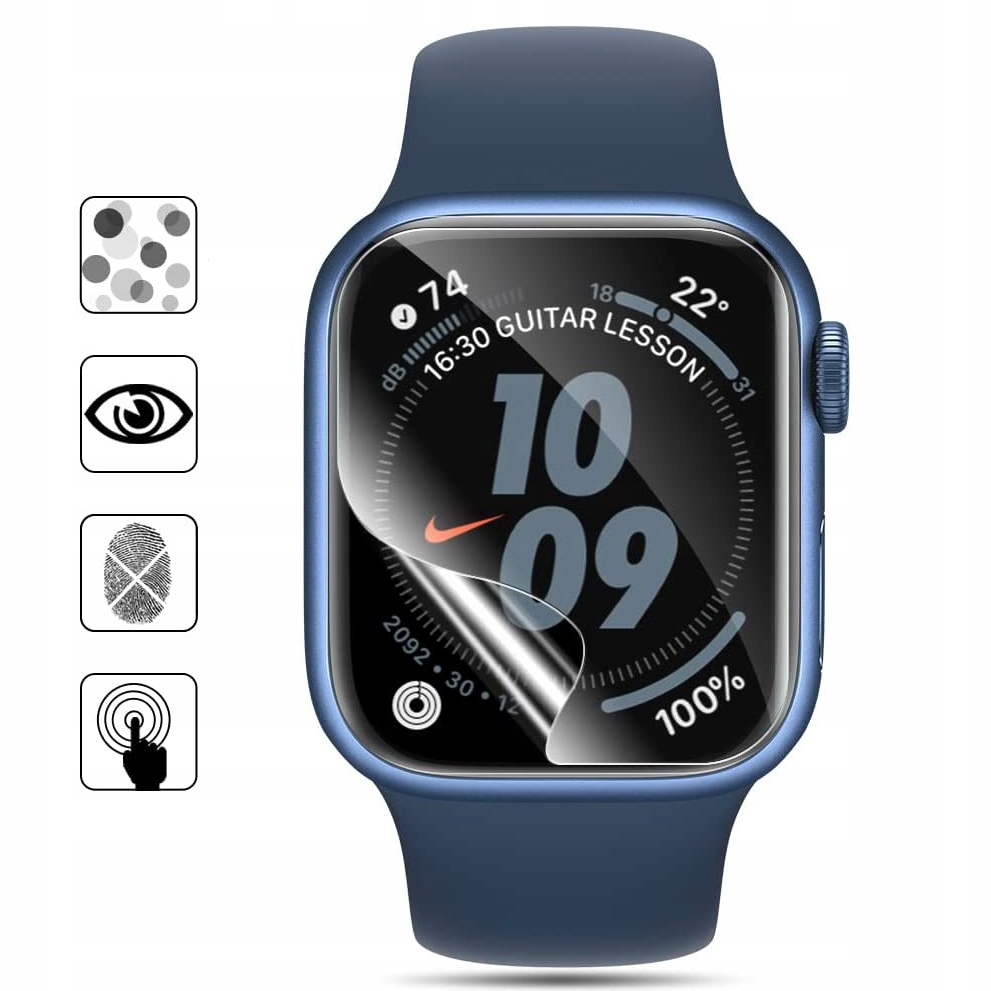 3x Folia Hybrydowa do Apple Watch 8 41mm, 3mk WP Producent 3MK