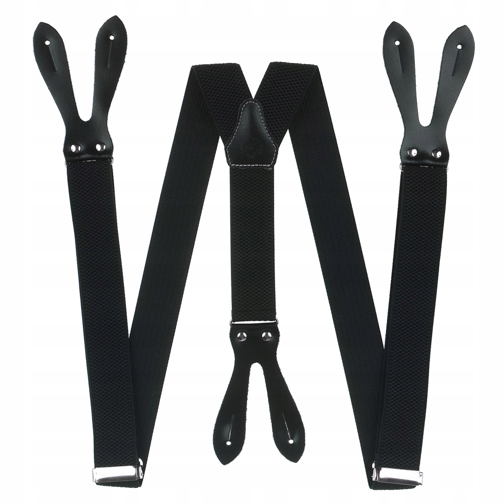 

Szelki Męskie Na Guziki Rozmiar M/L Czarne