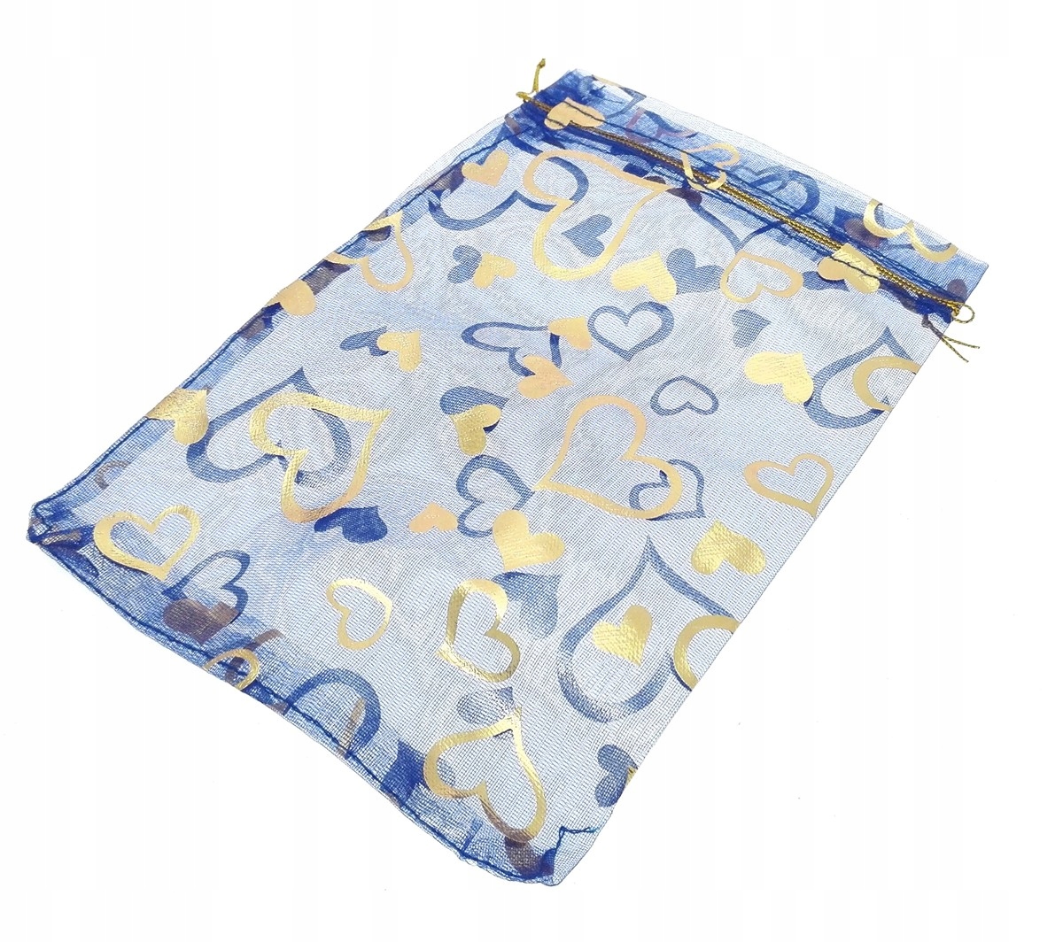 

Woreczek z organzy 13 x 19 cm niebieski