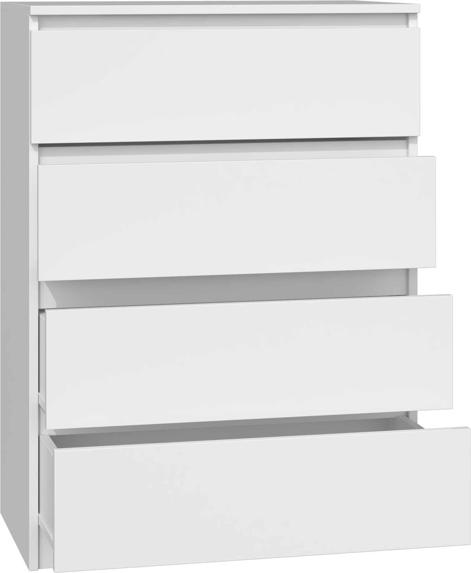 DUŻA KOMODA 4 SZUFLADY SZAFKA MALWA M4 BIAŁA Kod producenta 7777743100