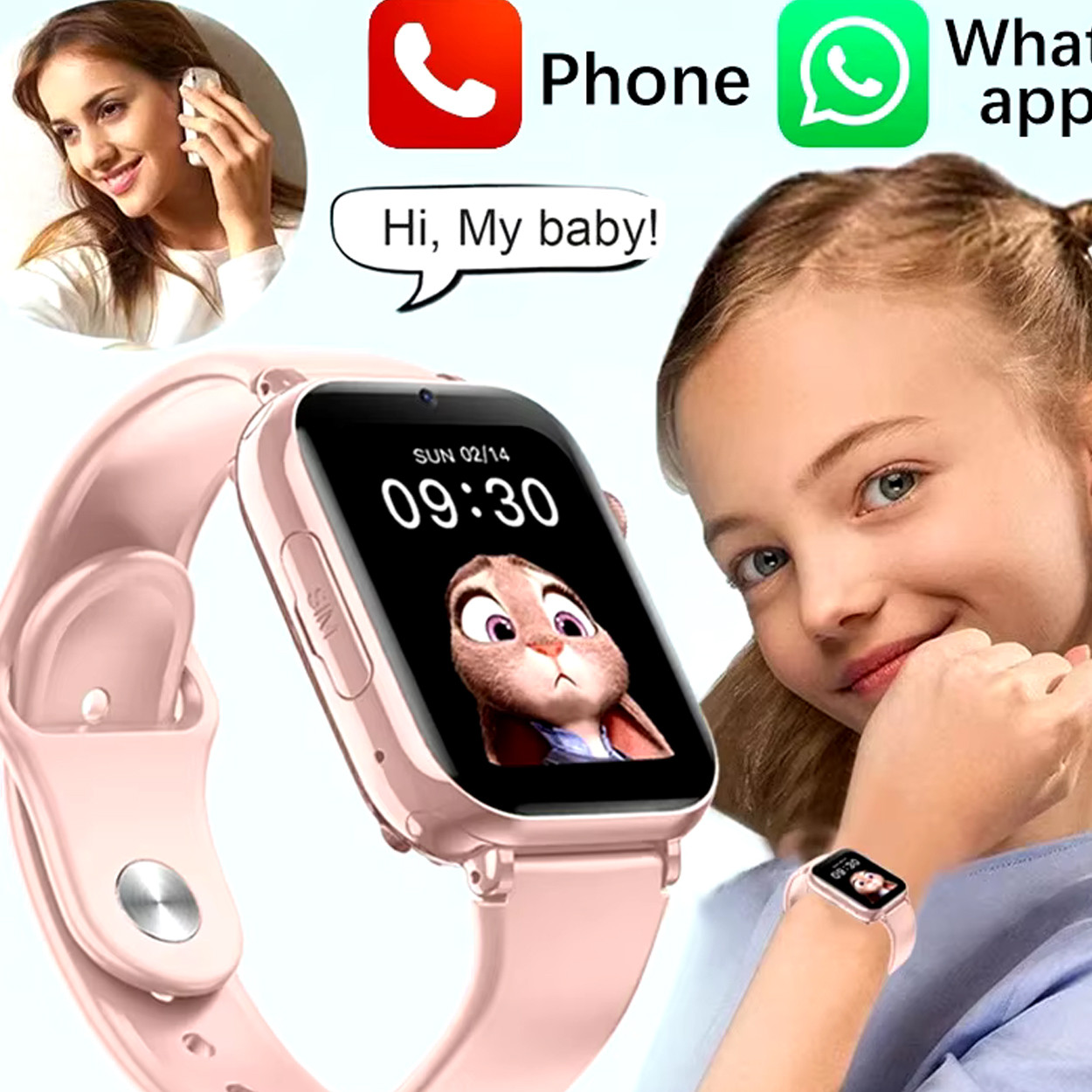 ZEGAREK SMARTWATCH 4G SIM PL LOKALIZATOR GPS WIFI LBS ROZMOWY VIDEOCALL Marka Smart-Trend