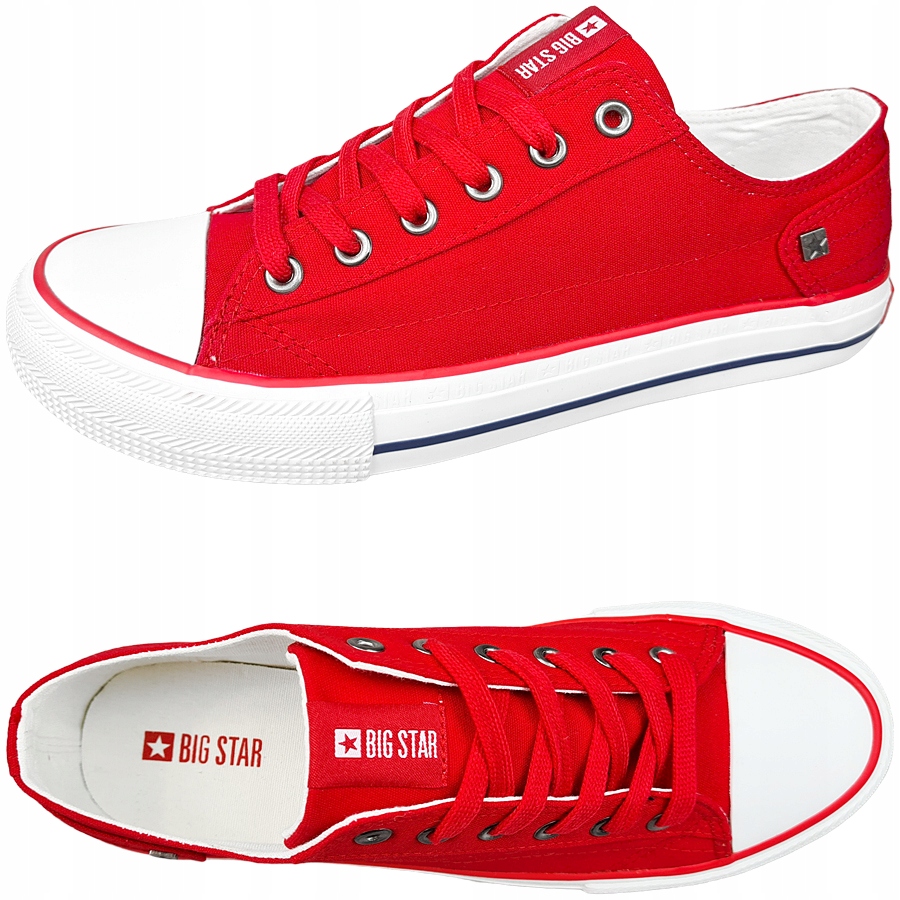 

Trampki Big Star damskie czerwone DD274339 36