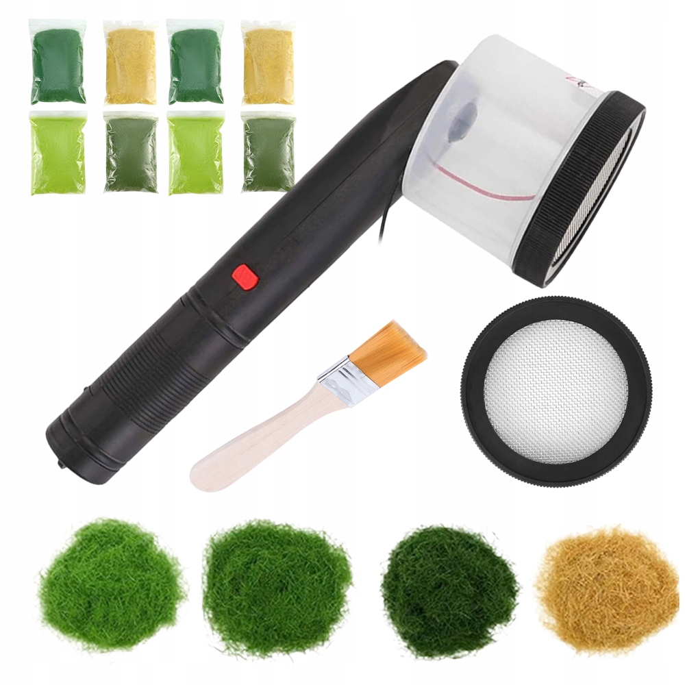 Elektrostatický Statický Sazeč Aplikátor Na Trávu Diy prášek na trávu