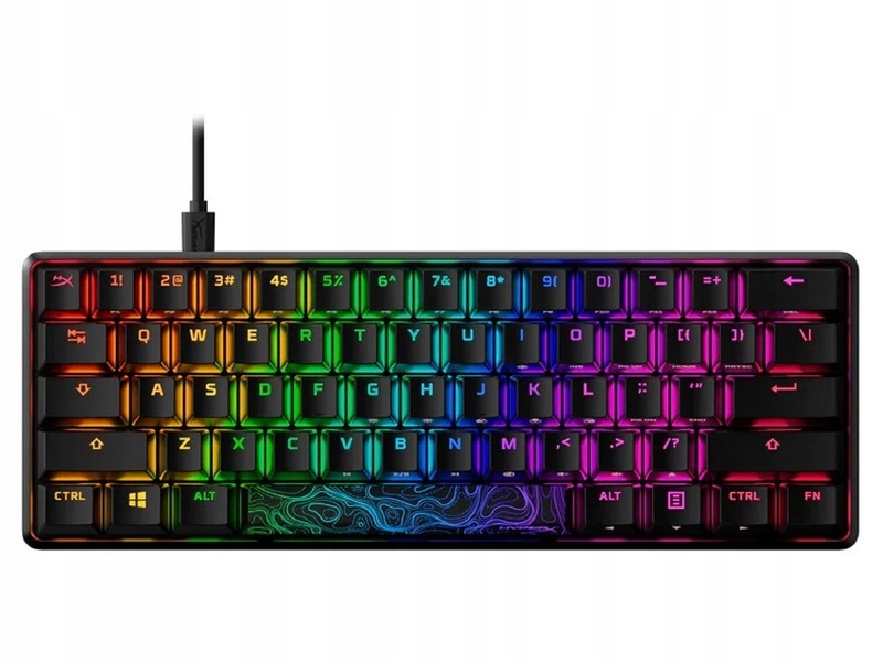 Klawiatura przewodowa mechaniczna HyperX Alloy Origins 60 USB Red Switch