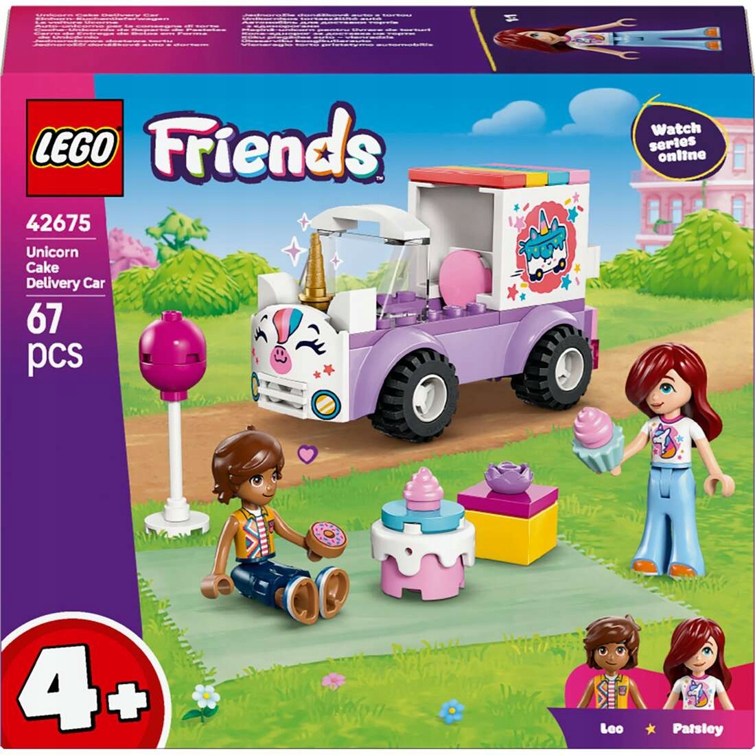 Lego(r) Friends 42675 Jednorożcowa Dostawa Tortu