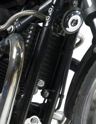 Kryt Chladiča Oleja Triumph Bonneville 08-, Thruxton 08- Scrambler Čierny