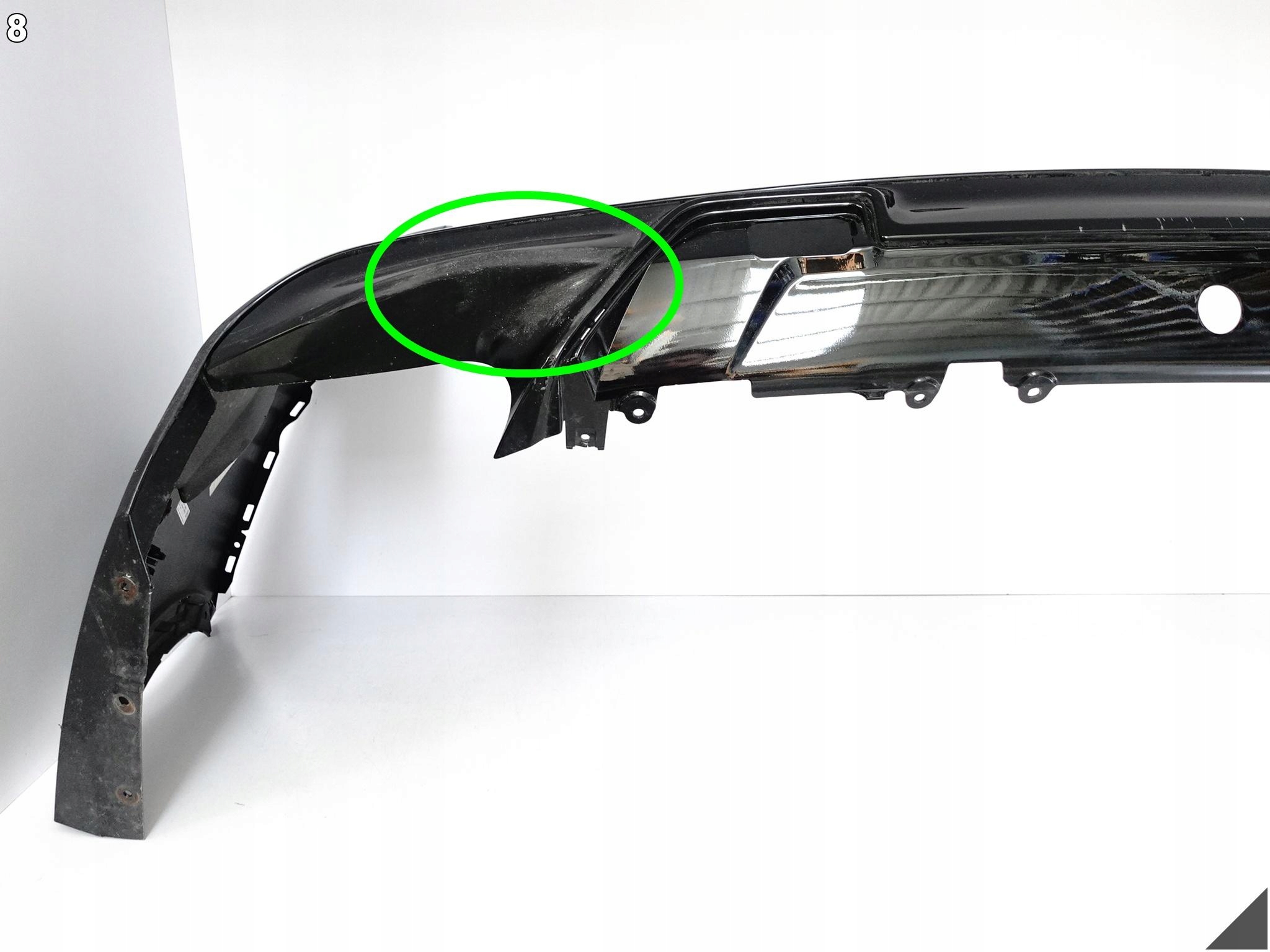 BMW X5M X5 M F95 18- M-POWER bumper BUMPER + SPOILER diffuser rear part (PDC)