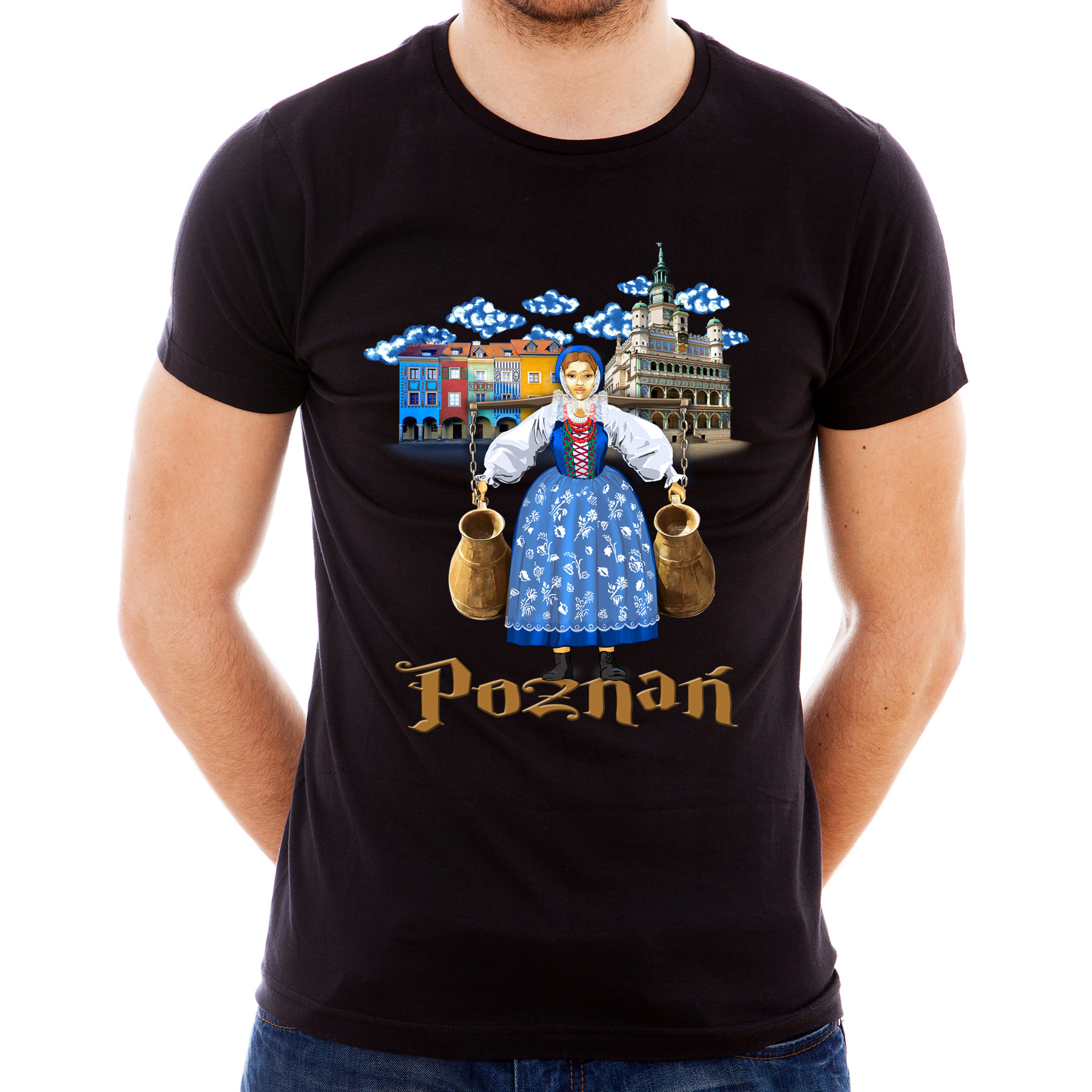 

Koszulka Bamberka Ratusz (M):: XXL,: czarny