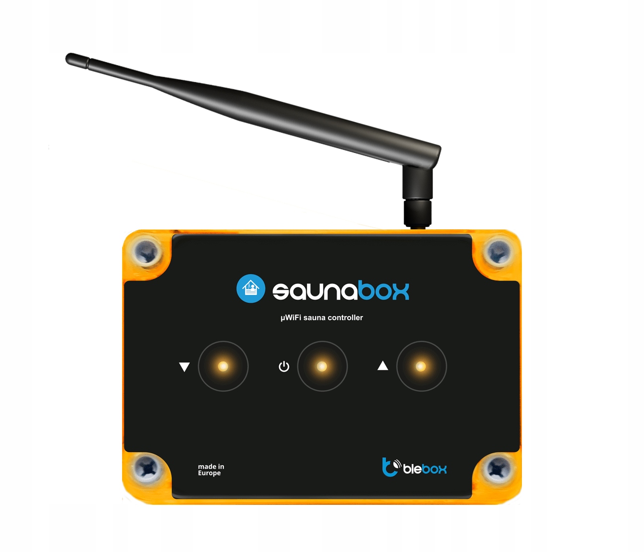 SaunaBoxPRO pokročilý inteligentný ovládač µWiFi sauny s externou anténou