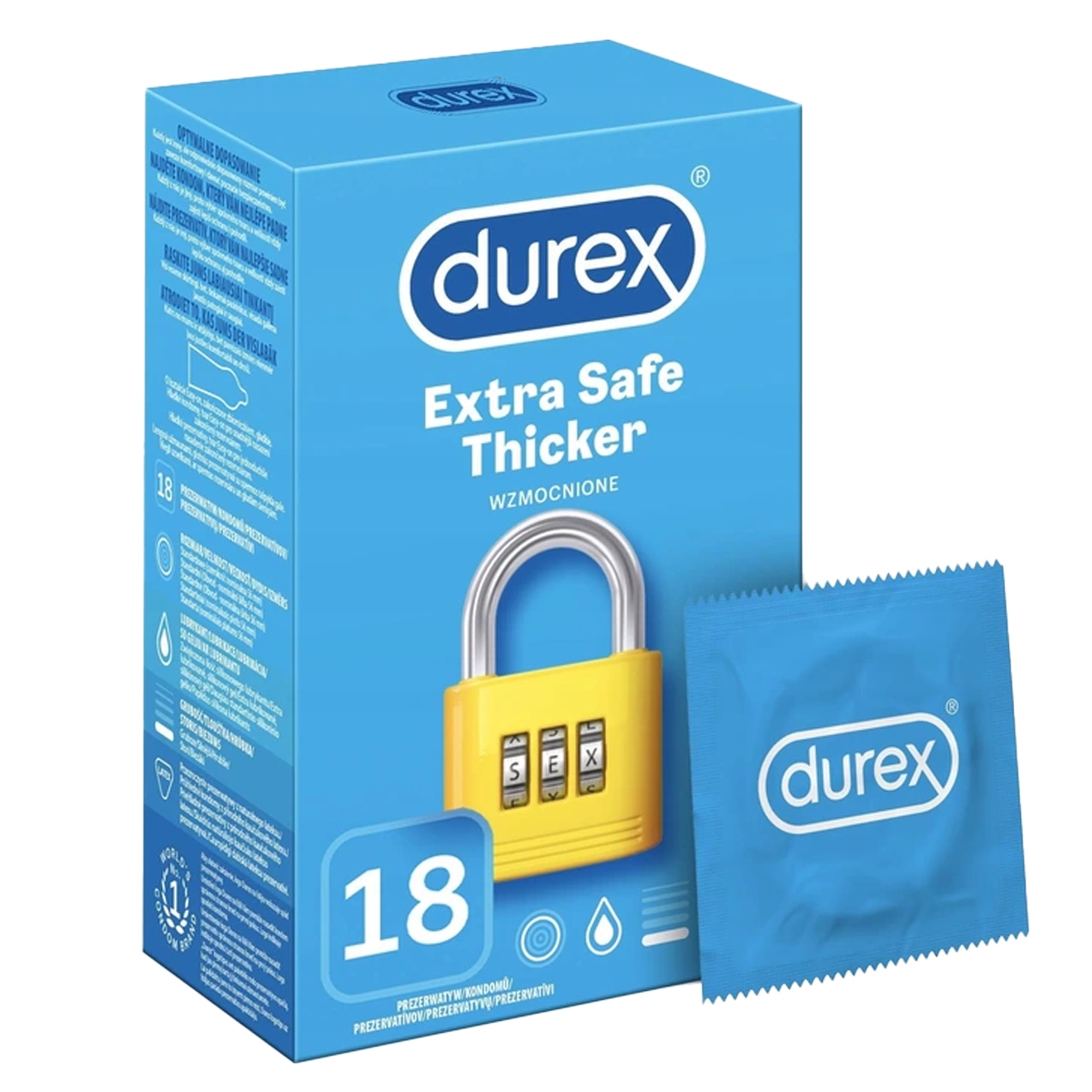 

Prezerwatywy Durex Extra Safe Wzmocnione 18 sztuk