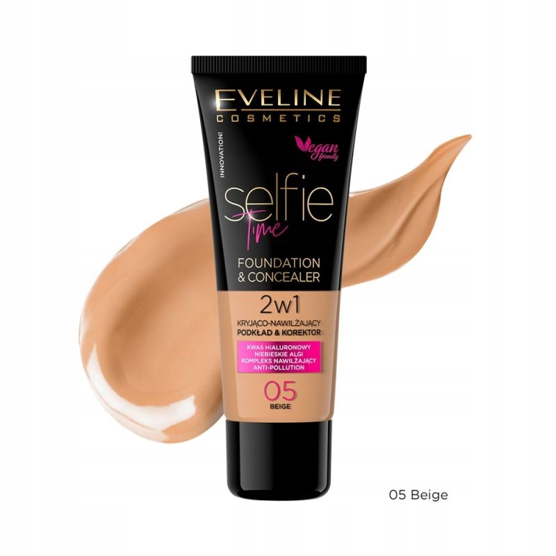 

Eveline Selfie Time 2W1 Podkład 05 Beige