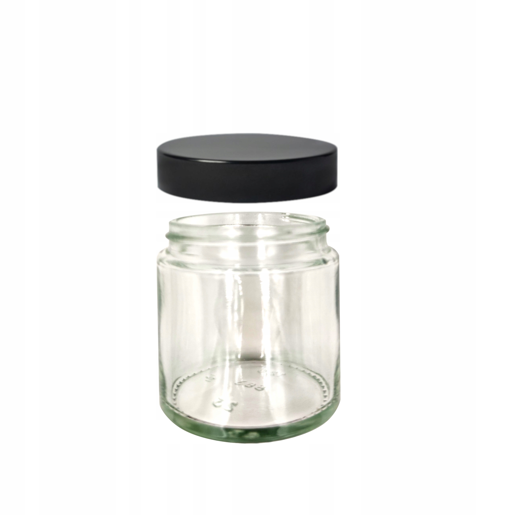 

Słoik szklany bezbarwny 120 ml z nakrętką czarną