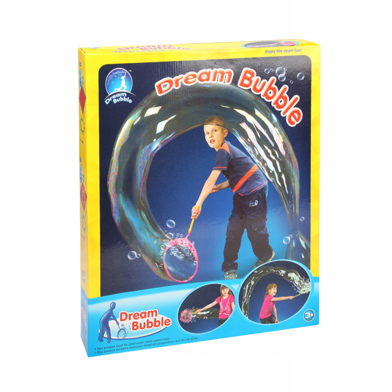 MEGA ZESTAW DO TWORZENIA DUŻYCH BANIEK MYDLANYCH XXL RÓŻNE KSZTAŁTY PŁYN Wiek dziecka 3 lata +