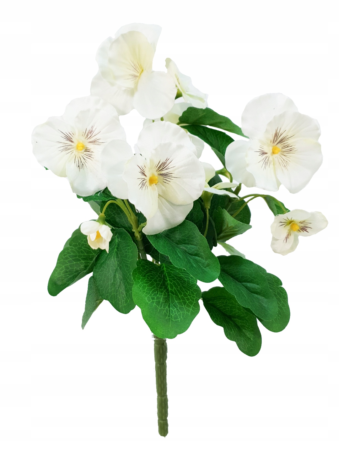 

Bukiet Bratków Biały Sztuczne Kwiaty