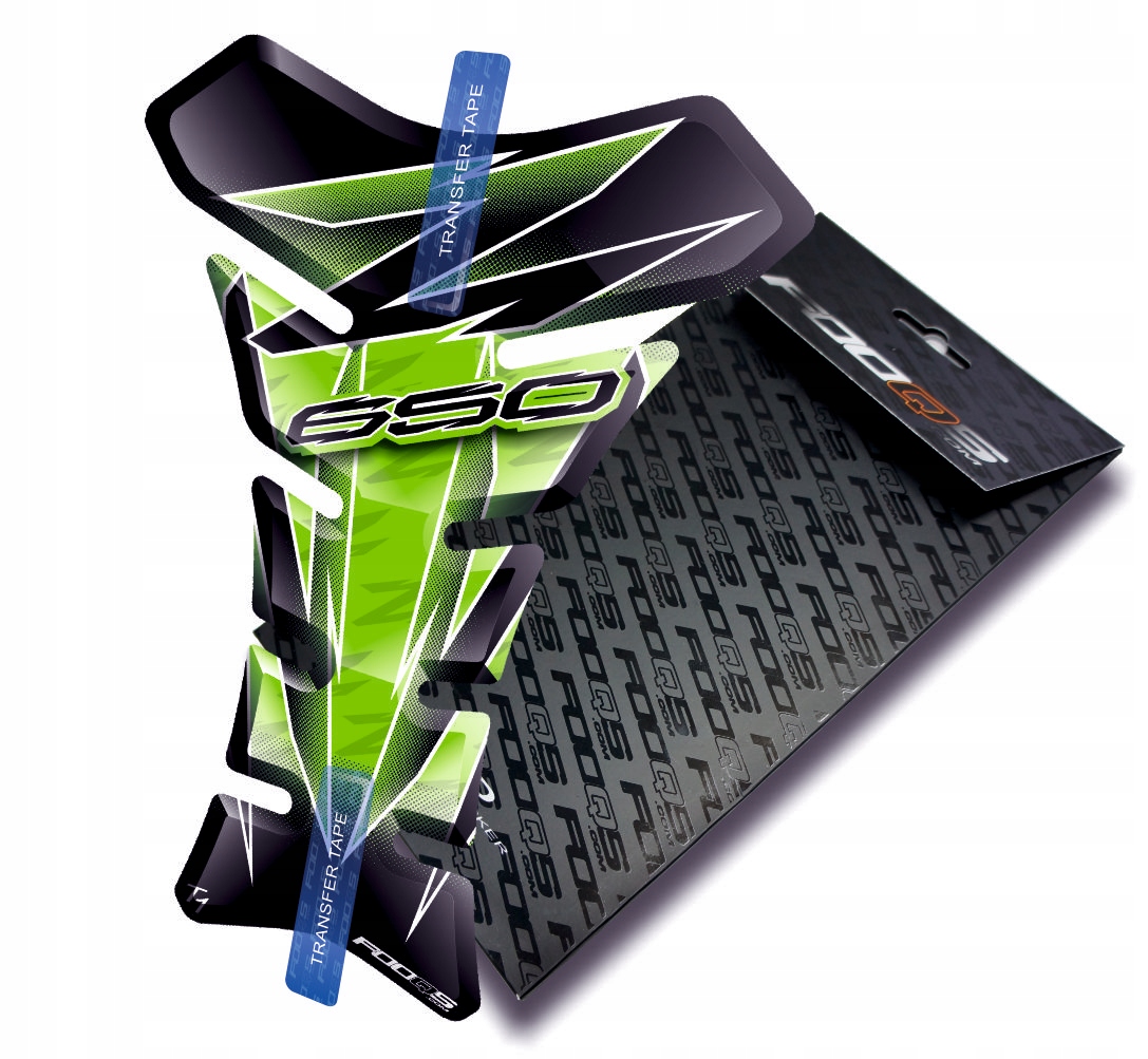 Tank-pad od firmy Fooqs pro Kawasaki Z-650 Zelený