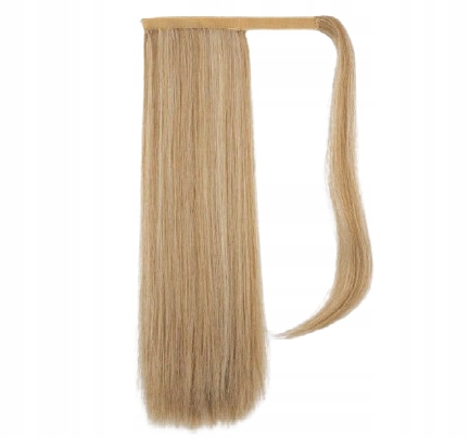 Připínací blond reflexní koník 38 cm Příčesek Dlouhá připínáček Hustá